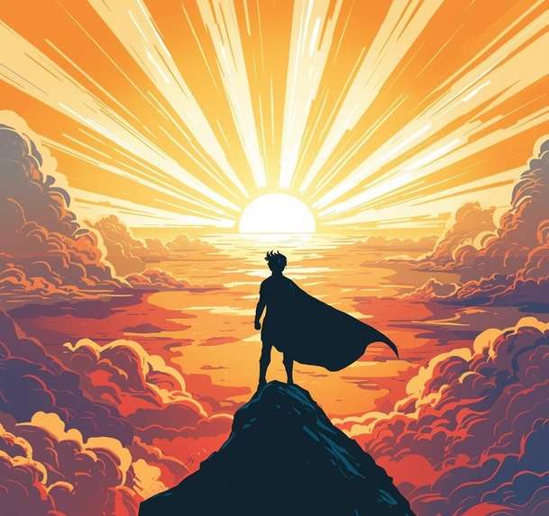 Hero at the summit